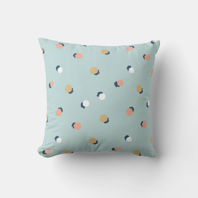 Almofada Pontos de Fruta minimalistas (Frente)