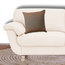 Almofada Pontos de meio tom na moda preto e castanho