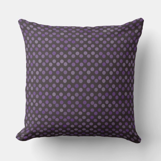 Almofada pontos de roxo (Frente)
