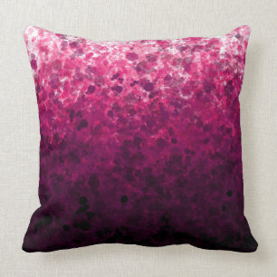 Almofada Pontos magentas - travesseiro decorativo