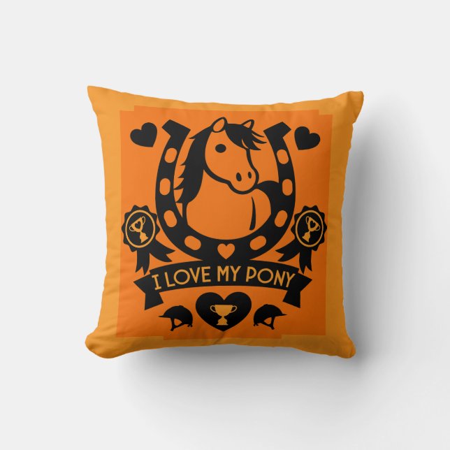 Almofada Pony Club Rider (Frente)