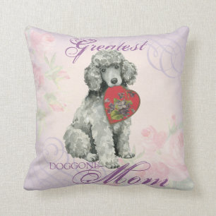 Almofada Poodle Heart Mãe