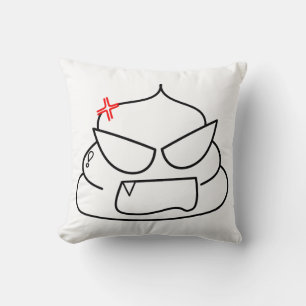 Almofada Poop zangado - Brootsch, o PooPoo