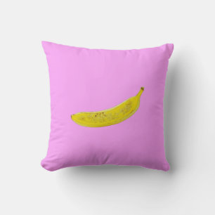 Almofada Pop Art Banana em amarelo