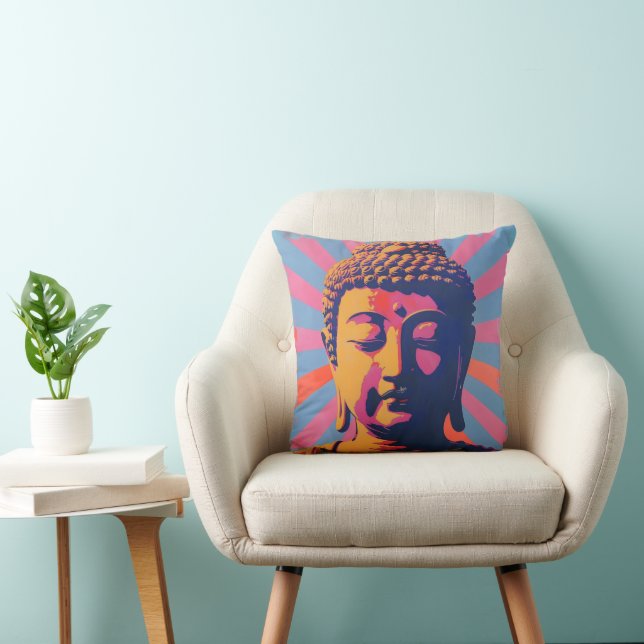 Almofada Pop Art Buddha (Cadeira)