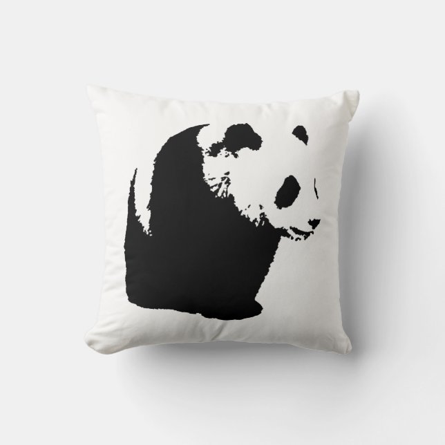 Almofada Pop Art Panda Travesseiros decorativos (Frente)