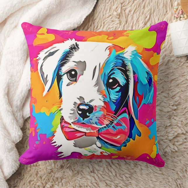 Almofada Pop Art Puppy (Cobertor)