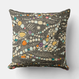 Almofada pop preto da iguana