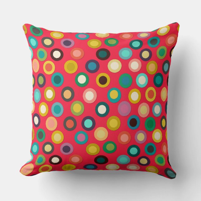 Almofada pop vermelho (Frente)