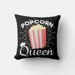 Almofada Popcorn Queen Women Movie Lover Pipoca