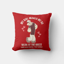 Almofada POPEYE Fraco No Dia de os namorados Divertido Dos