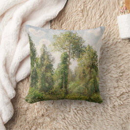 Almofada Poplars, Éragny Camille Pissarro