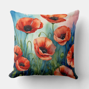 Almofada Poppy Fields para sempre