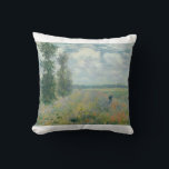 Almofada Poppy Fields perto do Argenteuil por Claude Monet<br><div class="desc">Oscar-Claude Monet (Reino Unido: /ˈmɒ neɪ/, EUA: /moʊˈneɪ, mzaˈ-/, Francês: [klod mɔ]; 14 de novembro de 1840 - 5 de dezembro de 1926) foi pintor francês e fundador da sua pintura, que é vista como um precursor-chave do modernismo, especialmente nas suas tentativas de pintar a natureza como ele percebeu[1]. Durante...</div>