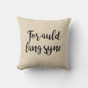 Almofada Por Auld Lang Syne Holiday