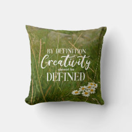 Almofada Por Definição, A Criatividade Não Pode Ser Definid