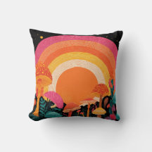 Pôr do Sol de Cogumelo Psicodélico – Natureza Fant
