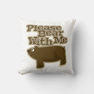 Almofada Por Favor, Traga-Me Um Frio De Logotipo De Animal
