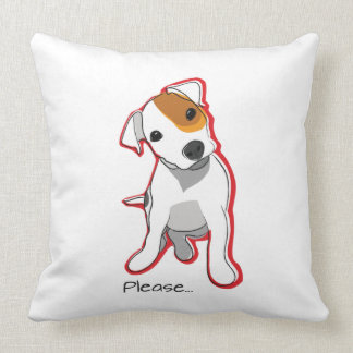 Almofada Por favor travesseiro de Jack Russell Terrier