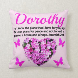 ALMOFADA PORQUE EU CONHEÇO OS PLANOS JEREMIAH 29:11 PERSONA