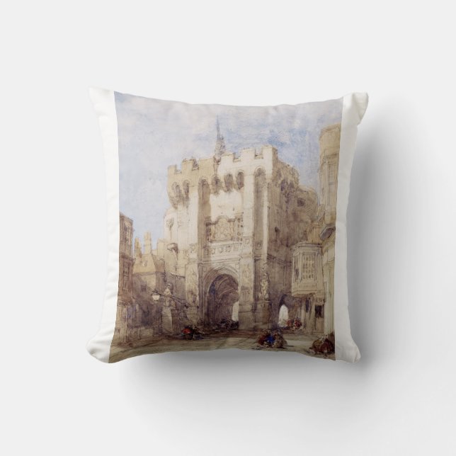 Almofada Portaria Bargate na cidade de Southampton (Frente)