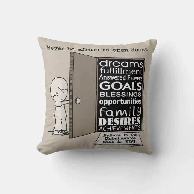 Almofada Portas abertas (Frente)