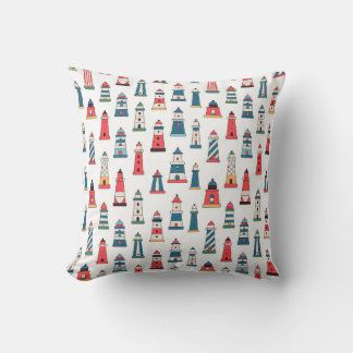 Almofada Portuguese Lighthouse Pattern Throw Pillow – Coast