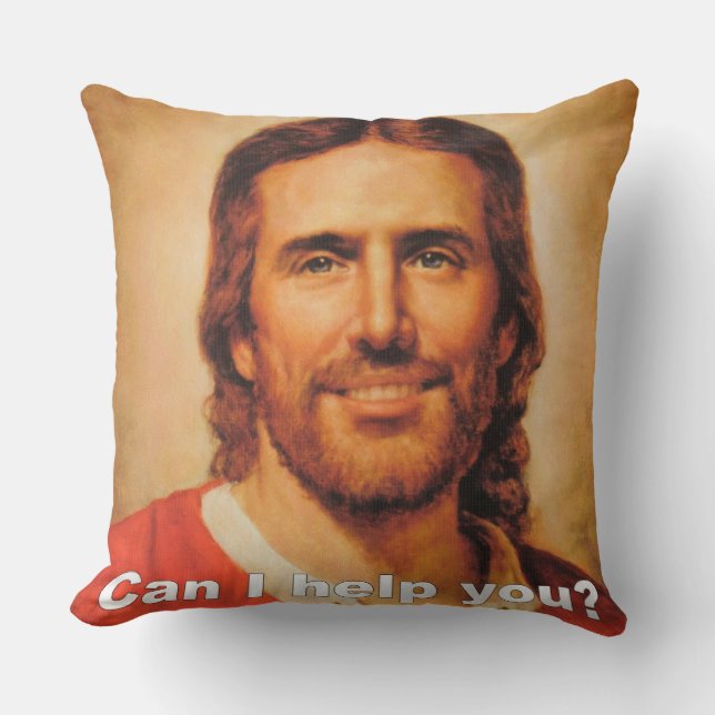 Almofada Posso Ajudá-Lo? (Frente)