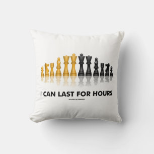 Almofada Posso Durar Por Horas (Chess Humor Chess Set)