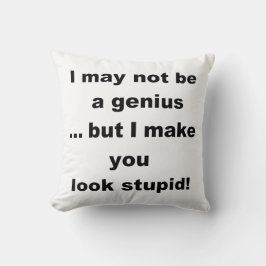 Almofada Posso não ser um gênio... procurar o infinito.