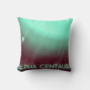 Almofada poster de Arte Espacial Alpha Centauri