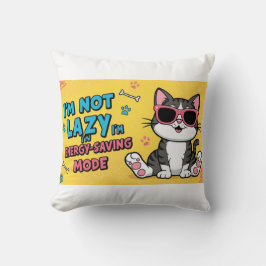 Almofada Poster de gato engraçado vestindo óculos de sol