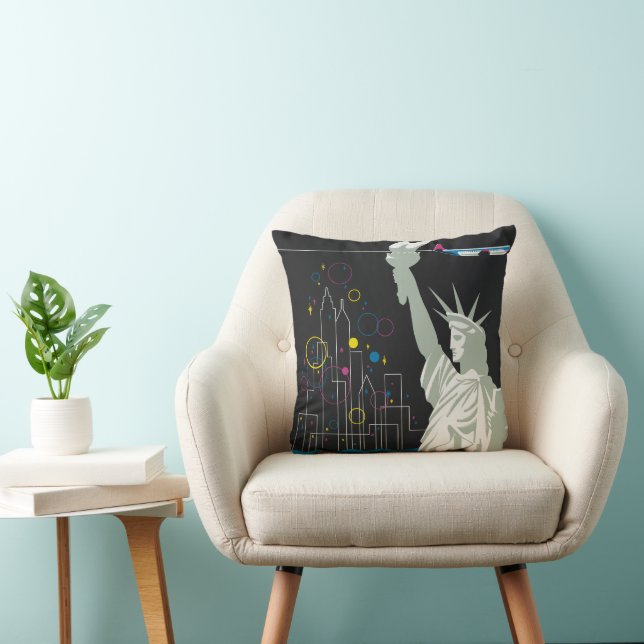 Almofada Poster de viagens Para Voar Northwest Airlines (Cadeira)