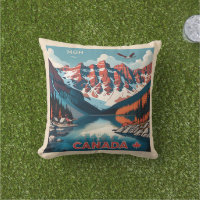 Poster de viagens Personalizado do Monograma Canad