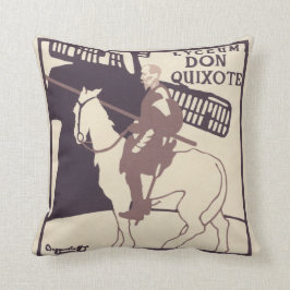 Almofada Poster vintage 'Don Quixote do travesseiro