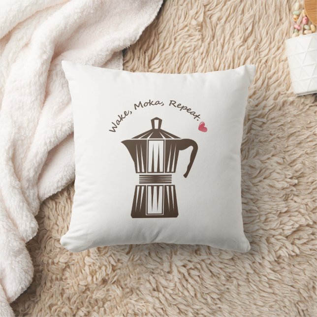 Almofada Pote de café italiano Moka (Cobertor)