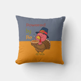 Almofada Powered by Pie Modern Minimal Thanksgiving Pillow
