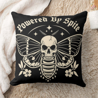 Almofada "Powered By Spite" Dead Moth Pillow
