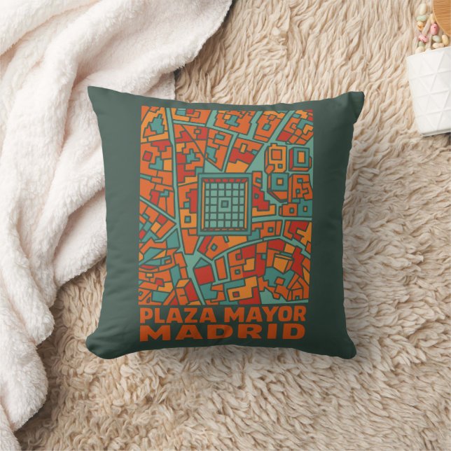 Almofada Praça Maior de Madrid (Cobertor)