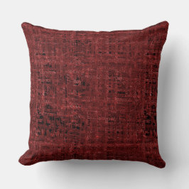 Almofada Praças vermelhas sobrepostas, encharcadas