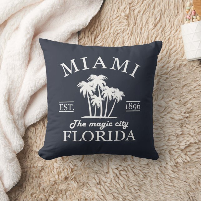 Almofada praia de Miami, na Flórida (Cobertor)