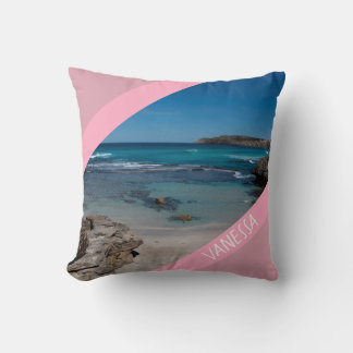 Almofada Praia Paraíso Rosa Baía Paisagem Austrália