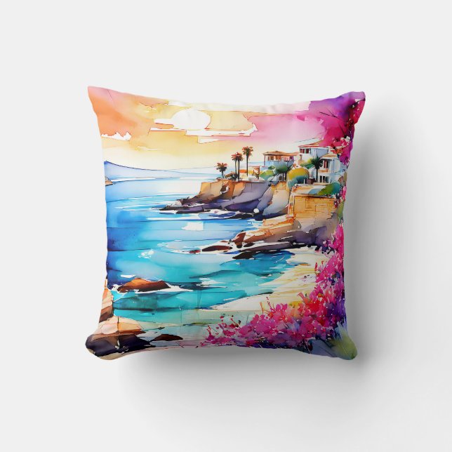 Almofada "Praia Secluída" (Frente)