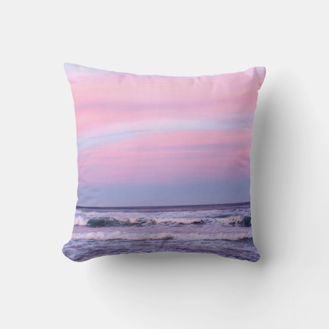 Almofada Praia Tonelada Azul e Roxa  (Frente)