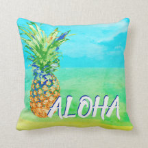 Praia tropical do abacaxi Aloha