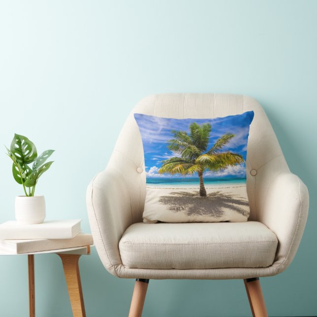 Almofada Praias Tropicais | Bora Bora, Polinésia Francesa (Cadeira)