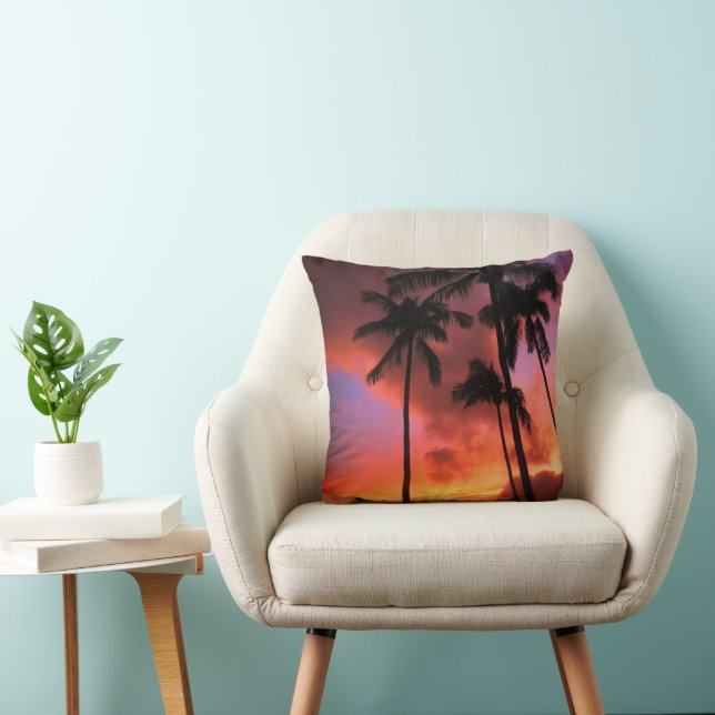 Almofada Praias Tropicais | Ilhas Maui Hawaii (Cadeira)