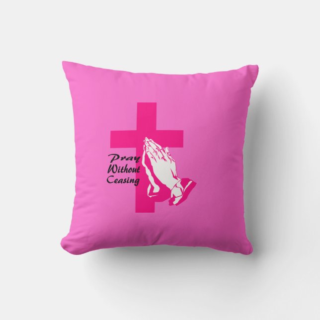 Almofada Pray o travesseiro (Frente)