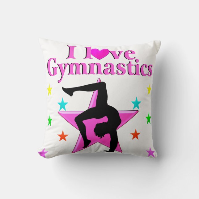 ALMOFADA PRECIOSO PINK I AMO DESIGN GYMNASTICS (Frente)
