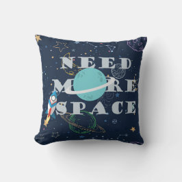 Almofada Precisa de Mais Espaço Planetas e Estrelas de Galá